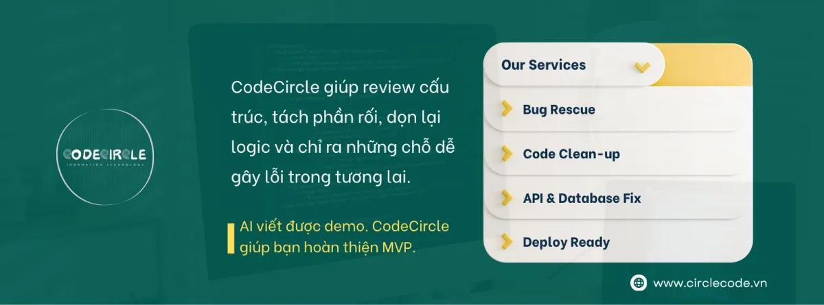 Các dịch vụ của CodeCircle